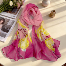 XX2001   Versatile Printed Chiffon Scarf