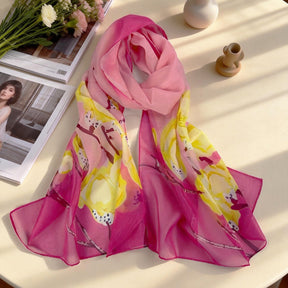 XX2001   Versatile Printed Chiffon Scarf