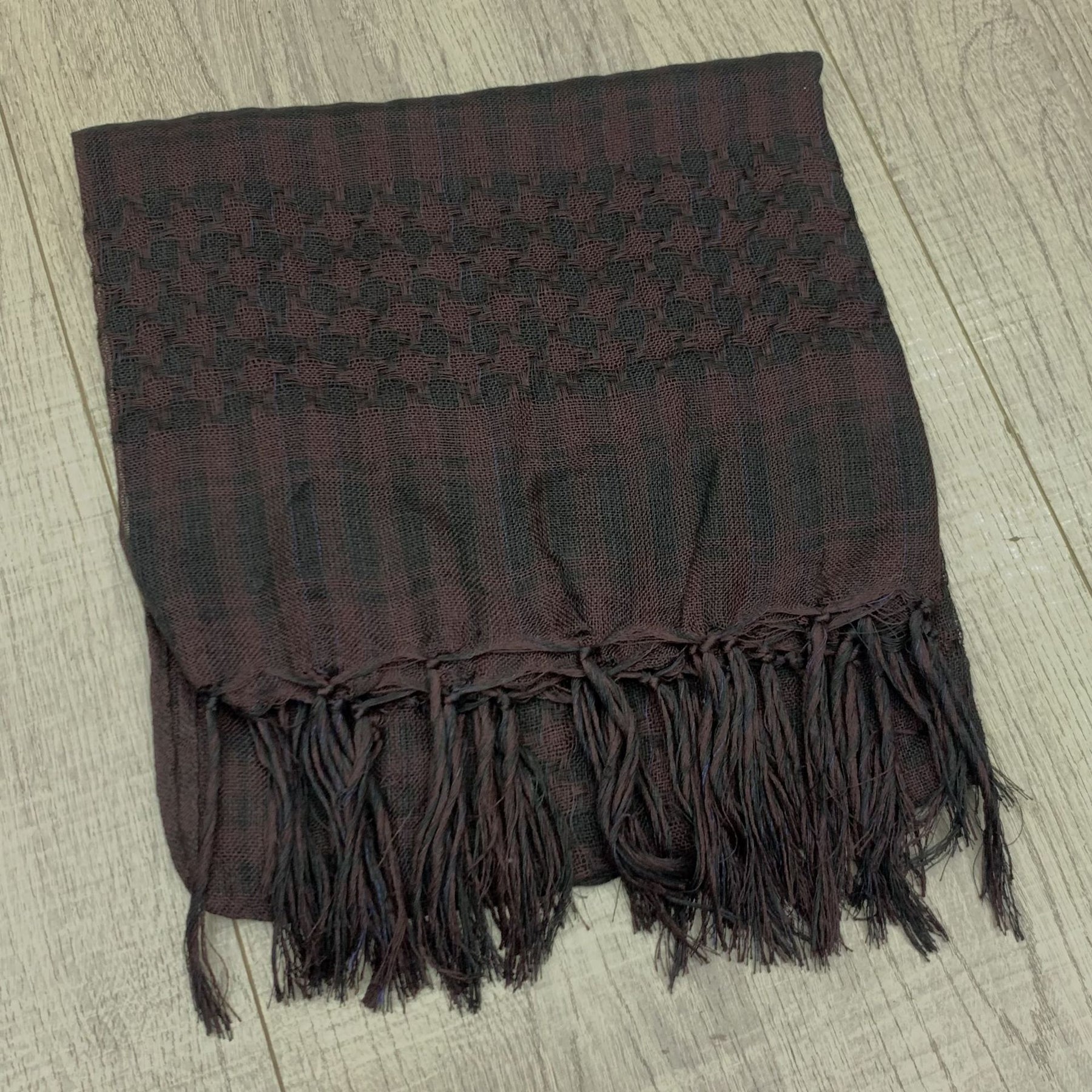 YD001  105*105cm Houndstooth Square Scarf - MOQ:3