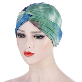 TJM-花布扭扭帽 printed hijab turban hat