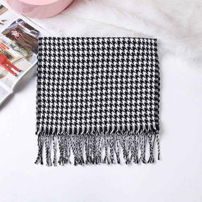 TL-32  Fashion Plaid Faux Cashmere Scarf