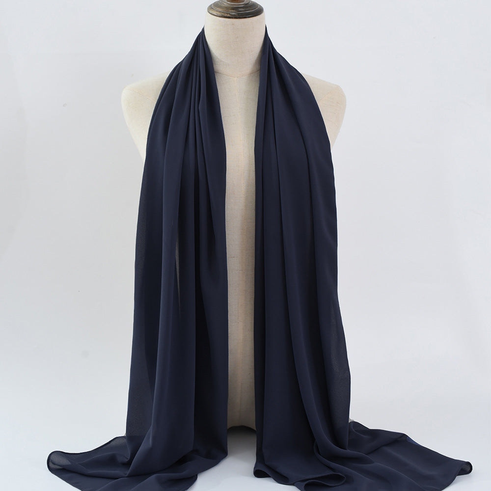 G50 132 warna Tudung chiffon mutiara