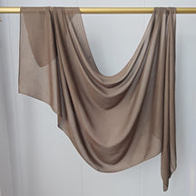 JBWJ002  30S Modal Breathable Plain Single Stitch Hijab