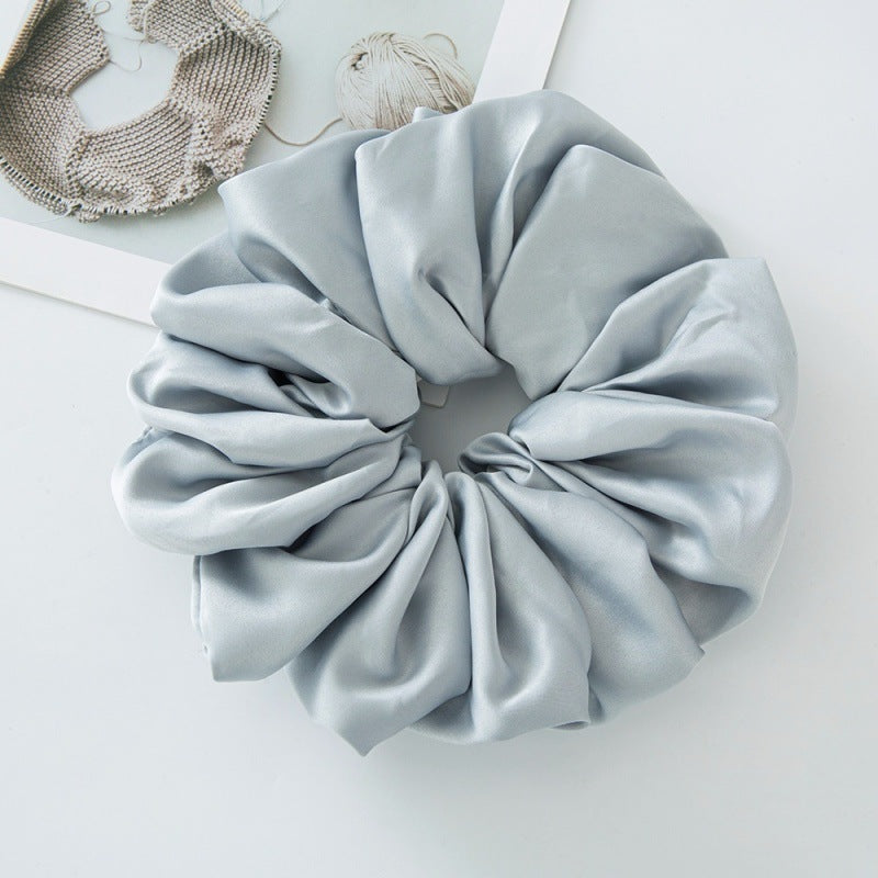 WJA299  Large size ladies' big head bouquet chiffon large intestine circle hairband