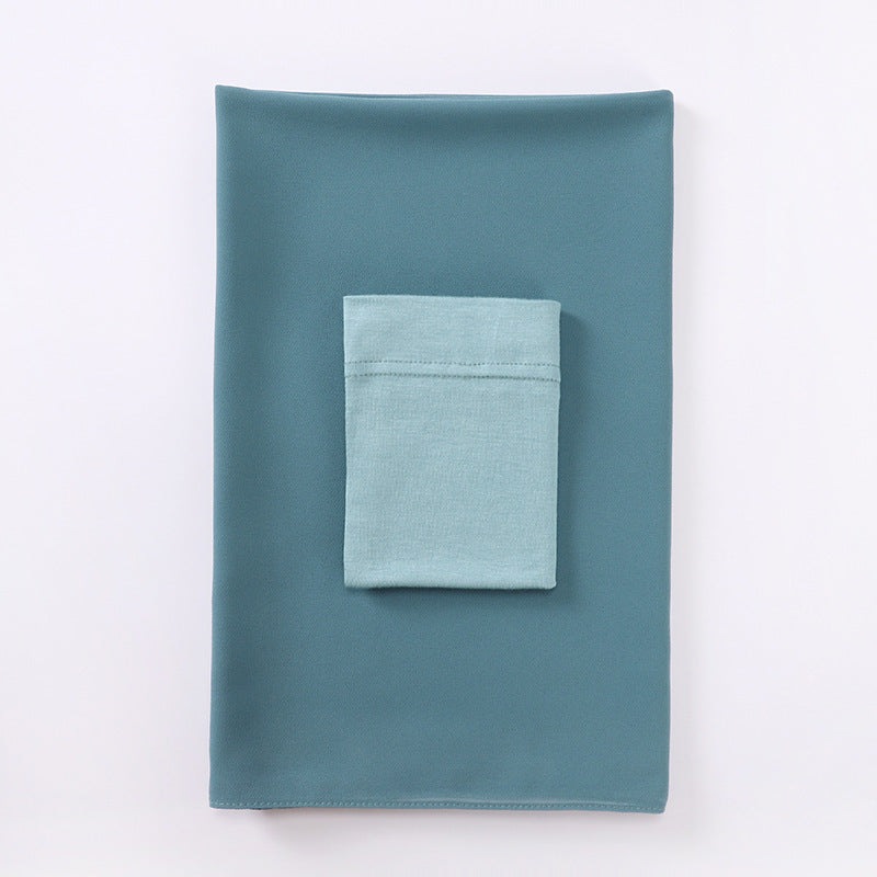 MSL288 Plain Jersey Chiffon Pearl Hijab Undercap