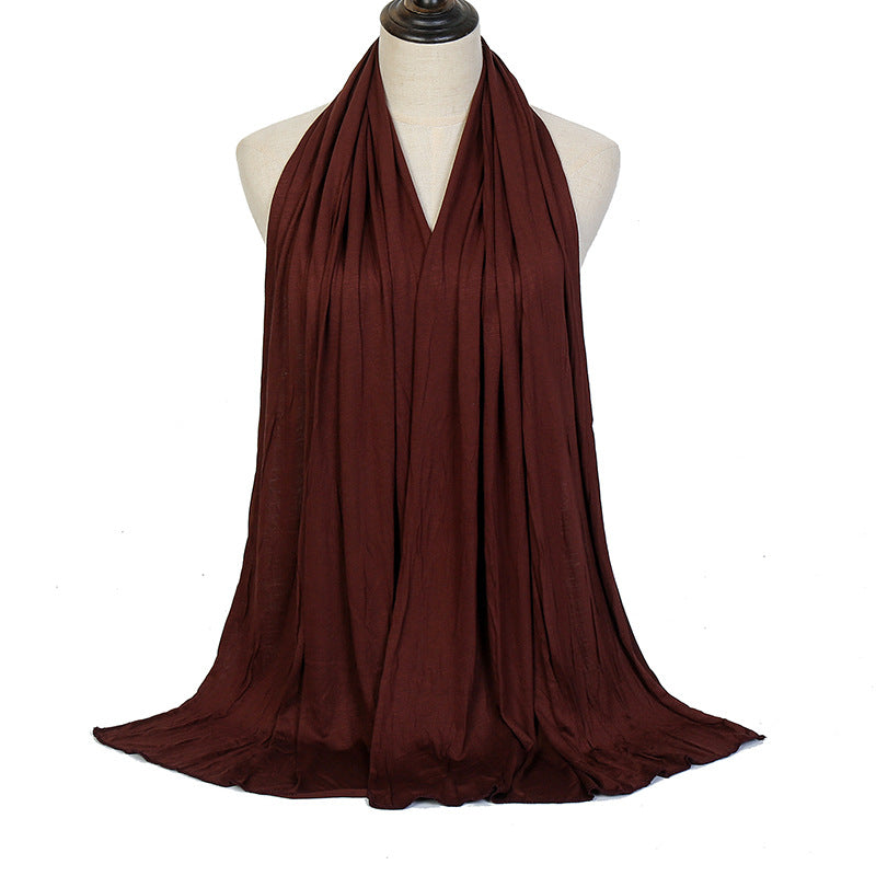 YW125  Modal solid color long scarf