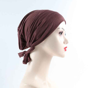 G299 Stretch Mercerized Cotton Lined Cap with Adjustable Strap - MOQ:10