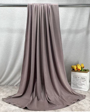 HY017  Plain Bamboo Fiber Ribbed Jersey Hijab