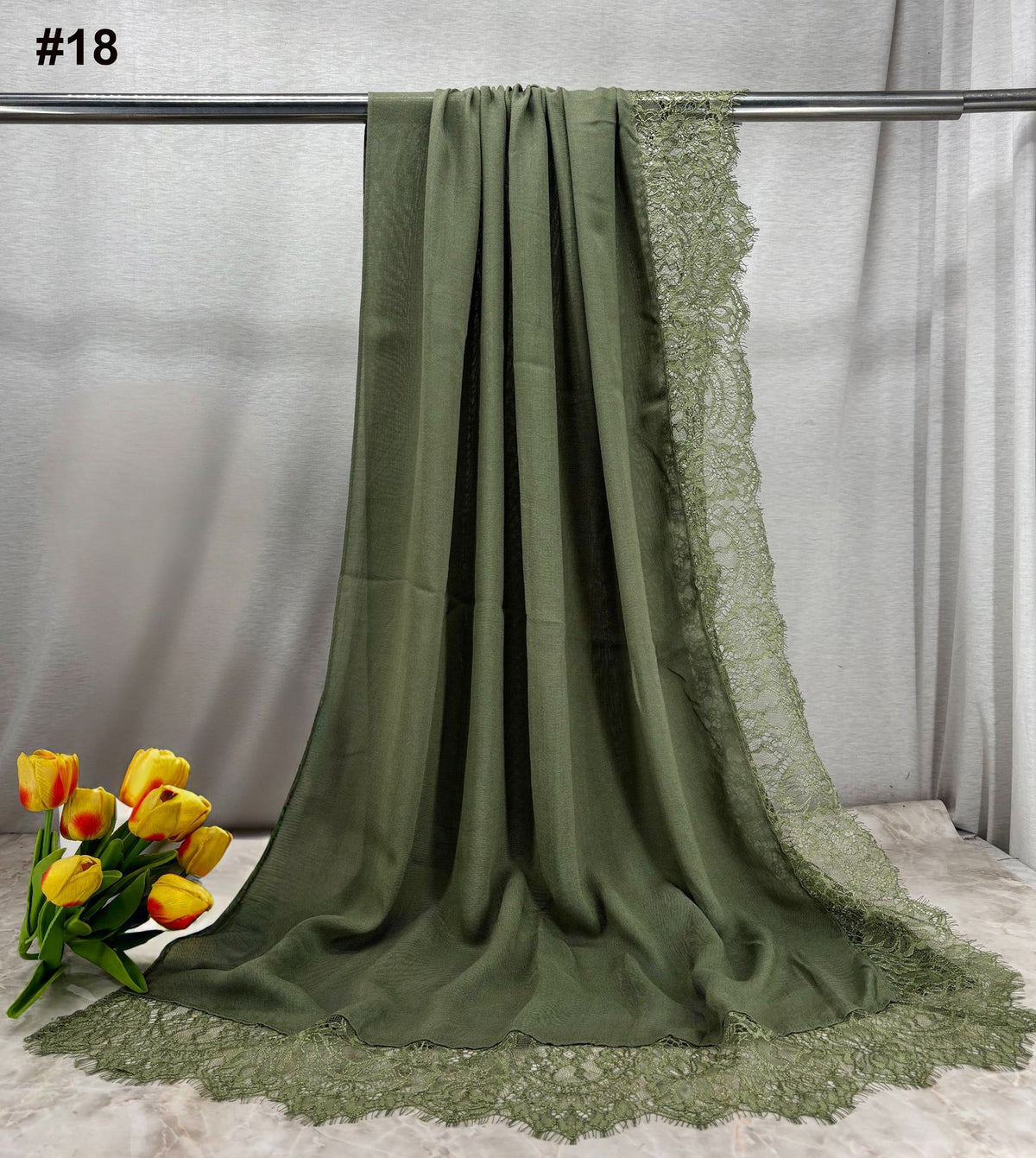 HY004   ELEGANT PLAIN BREATHABLE MODAL HIJAB