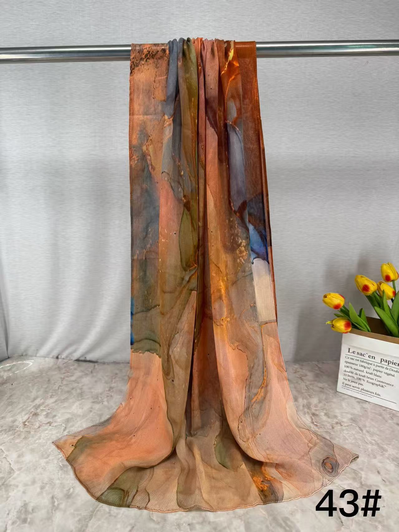 HY013 Soft & Breathable Single Needle Modal Hijab