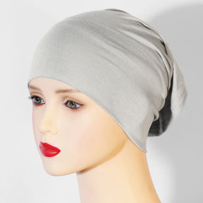 KGN-01  Base cap, no pilling, no fading, pure cotton headscarf for women, elastic and breathable plain hijab  instant hijab