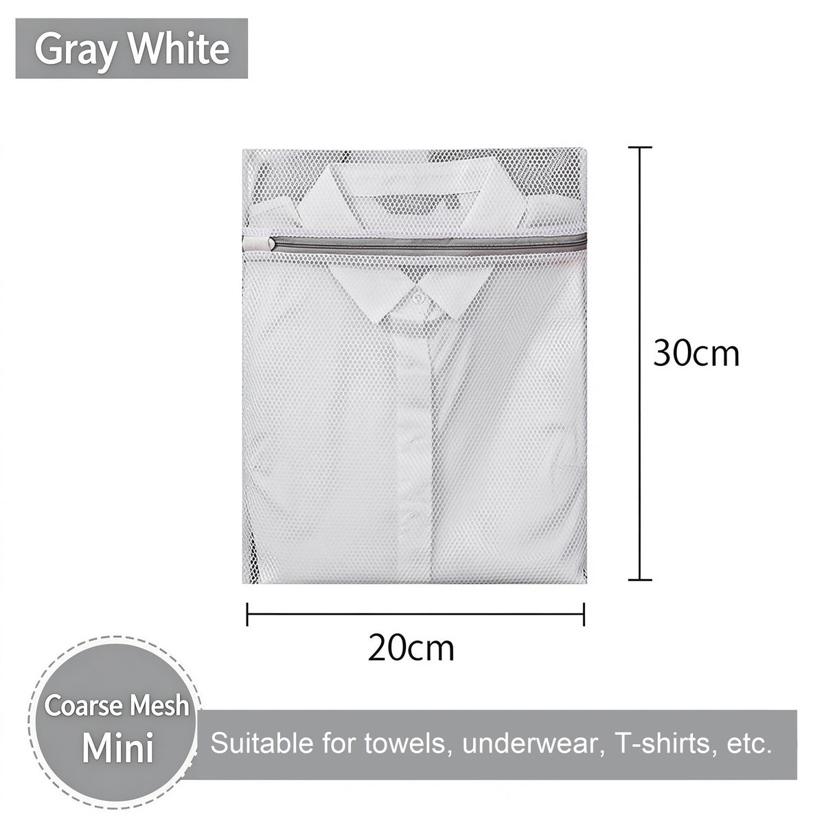 Thickened Chunky Fine Laundry Polyester Mesh Bag - Color Option