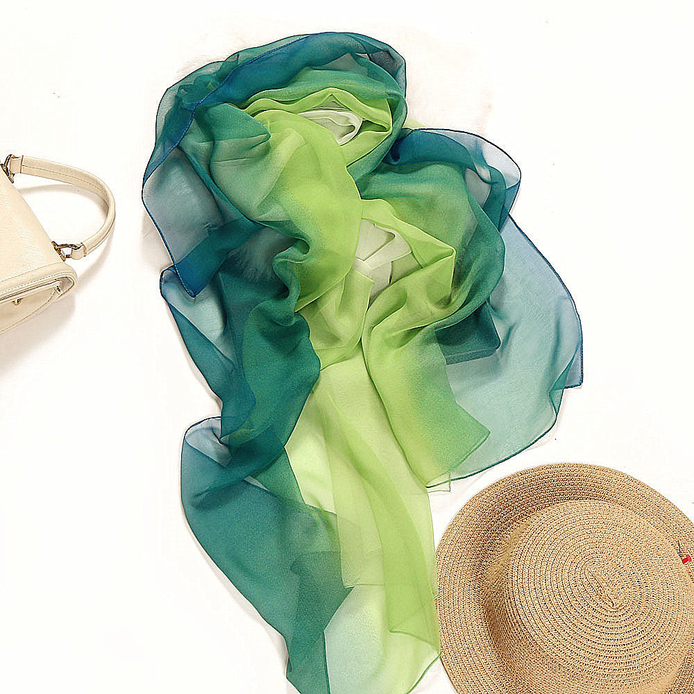 h-320  Georgette Chiffon Scarf Plain & Printed Hijab Series