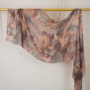 DL002  Double-Sided Modal Printed Single-Stitch Right-Angle Rolled-Edge Hijab