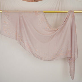 DL002  Double-Sided Modal Printed Single-Stitch Right-Angle Rolled-Edge Hijab