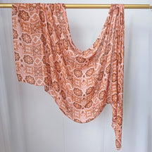 JB020  Fashion Single Stitch Printed Modal Hijab