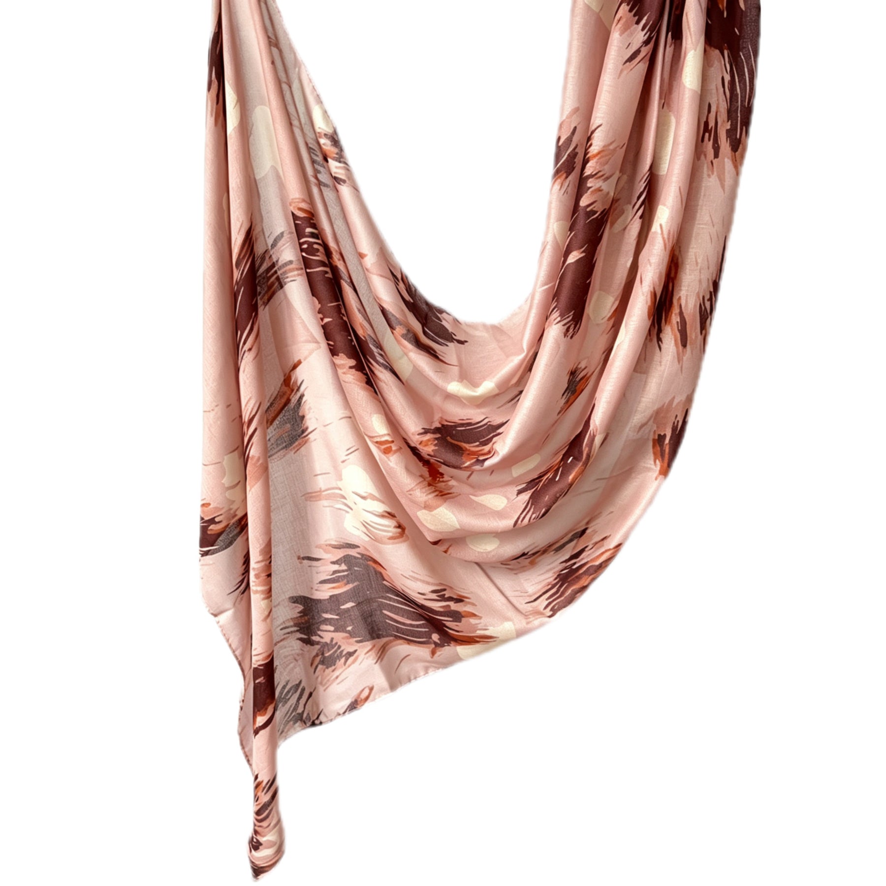 JB030 Printed Double-Sided Polyester Cotton Hijab