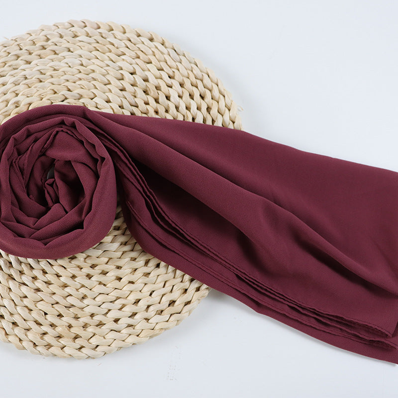 G50 132 warna Tudung chiffon mutiara