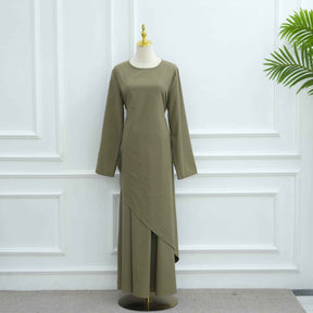 LR1100+LR1101  Elegant Top Paired with Fashion Skirt