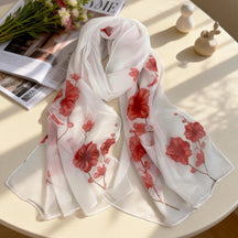 XX2001   Versatile Printed Chiffon Scarf