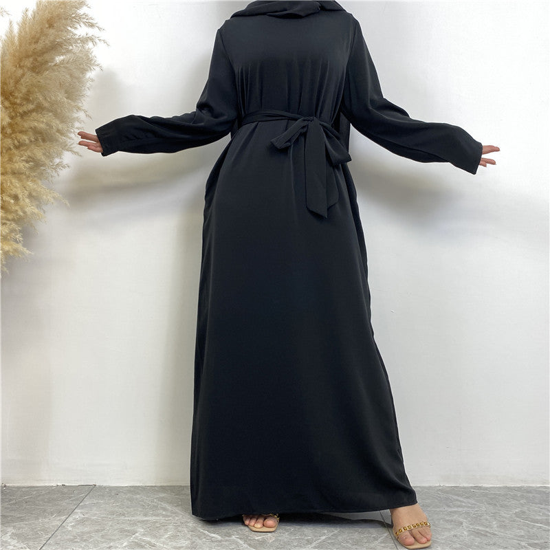 6597 plain muslim abaya dress