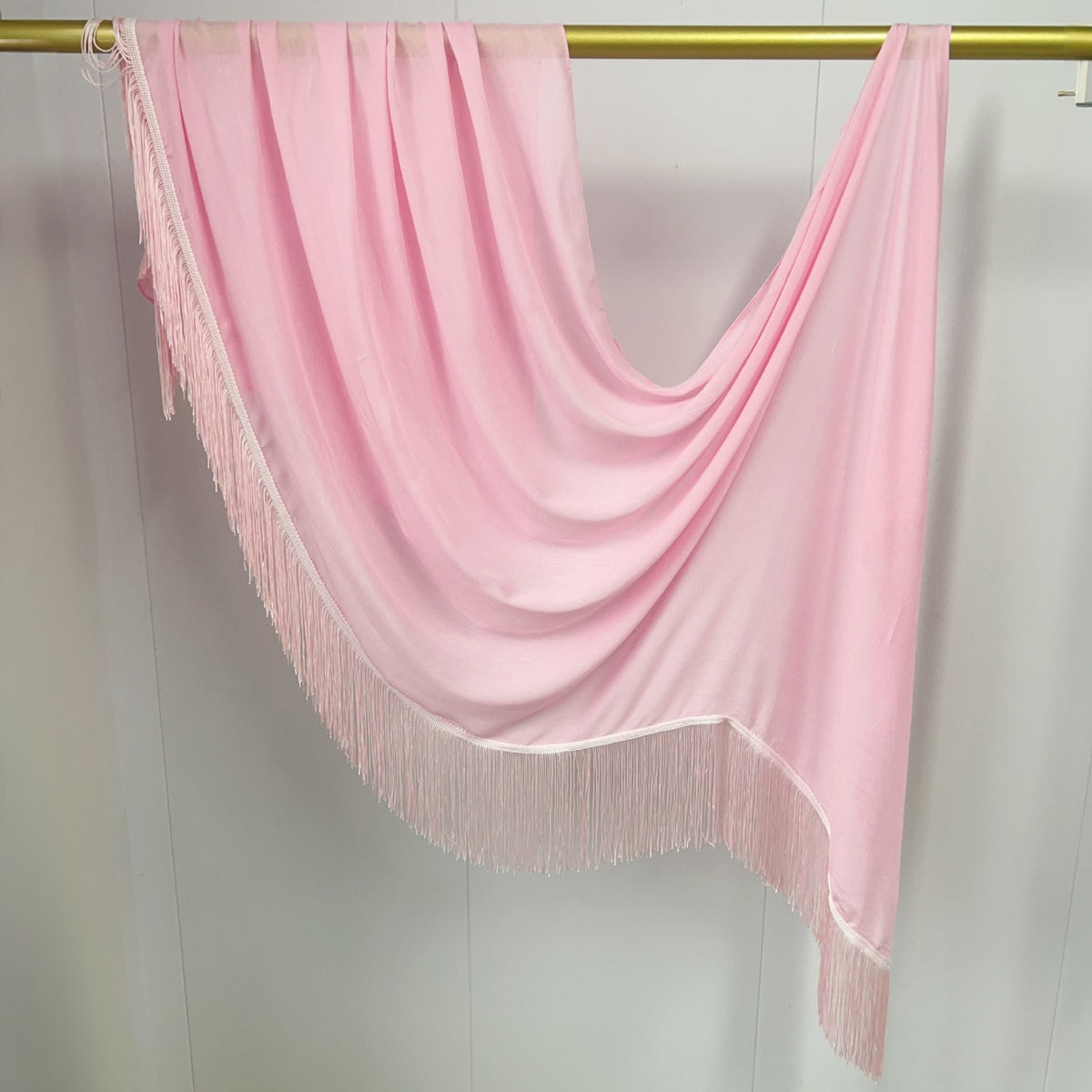 流苏花边 Plain Modal Hijab - Color Option