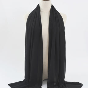 G50 132 warna Tudung chiffon mutiara