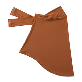 MSL305  Plain Chin-Covering Convenient Hijab Undercap