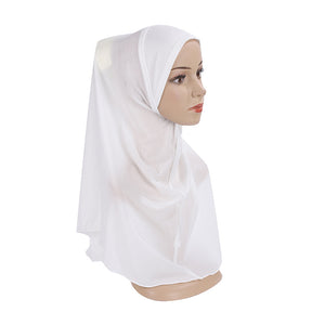 H120 plain instant hijab