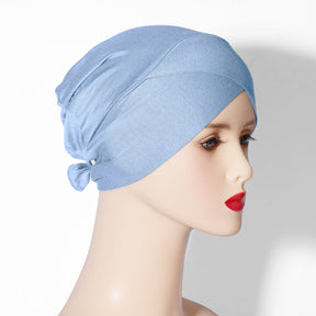 ORU-01  Solid color modal new base cap solid color headscarf