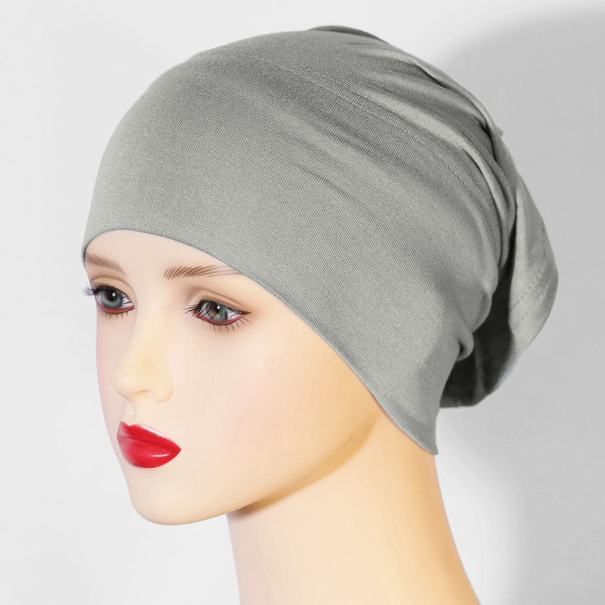 KGN-01  Base cap, no pilling, no fading, pure cotton headscarf for women, elastic and breathable plain hijab  instant hijab