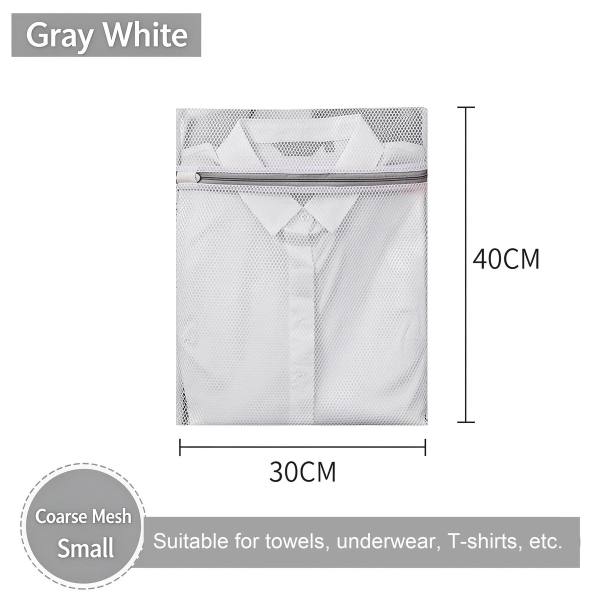 Thickened Chunky Fine Laundry Polyester Mesh Bag - Color Option