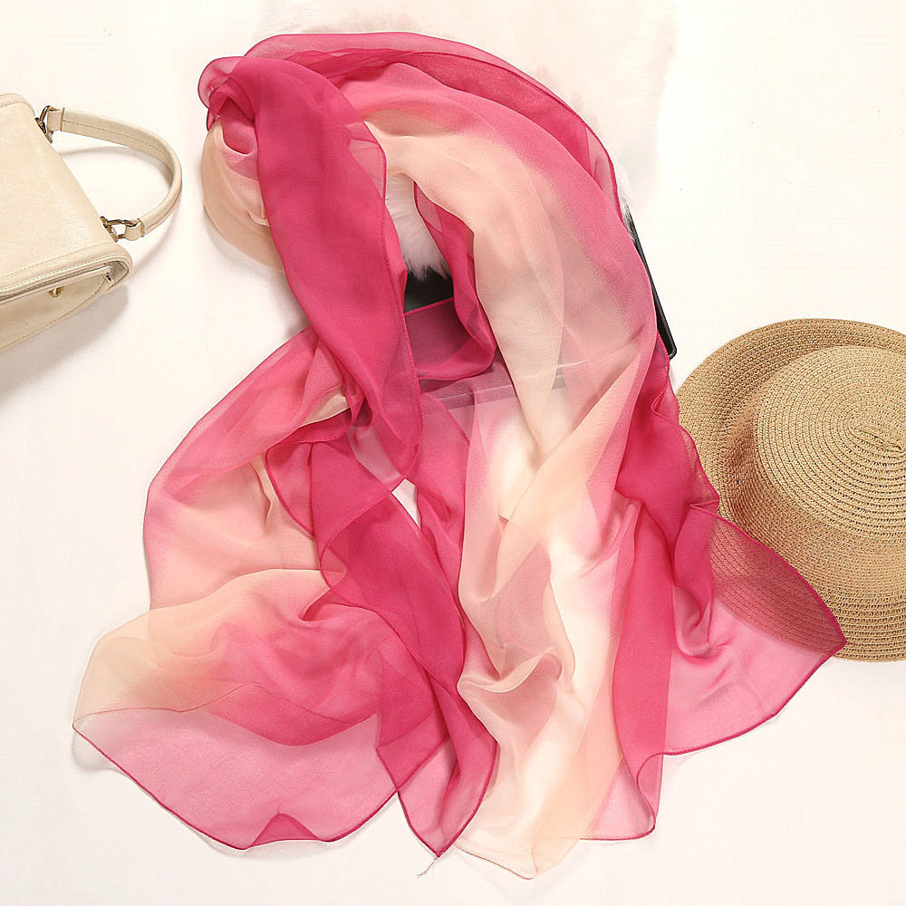 h-320  Georgette Chiffon Scarf Plain & Printed Hijab Series