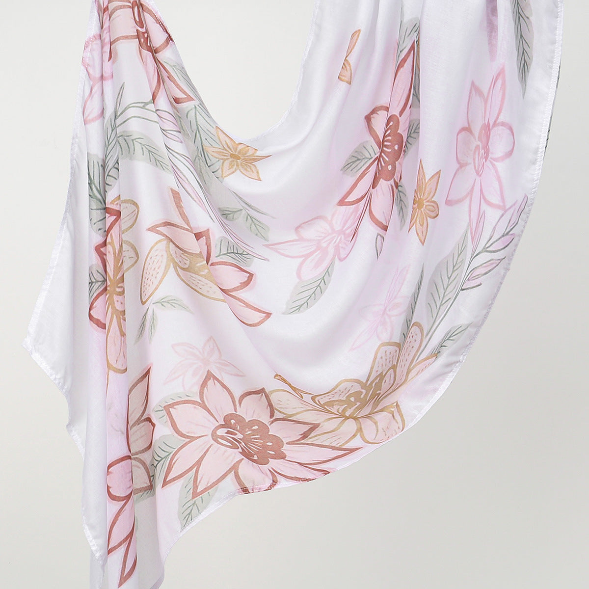 YW560  Fashionable Printed Viscose Minimalist Hijab