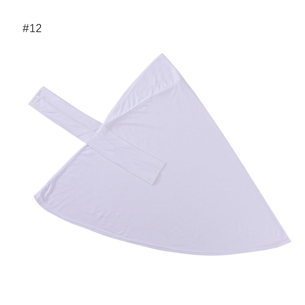 YZ77  Breathable Modal High Elasticity Undercap with Adjustable Strap and Button