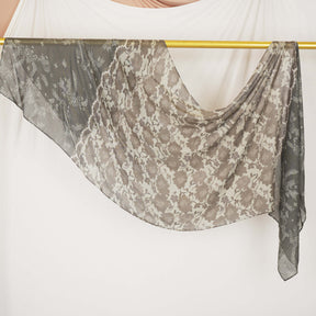 DL002  Double-Sided Modal Printed Single-Stitch Right-Angle Rolled-Edge Hijab