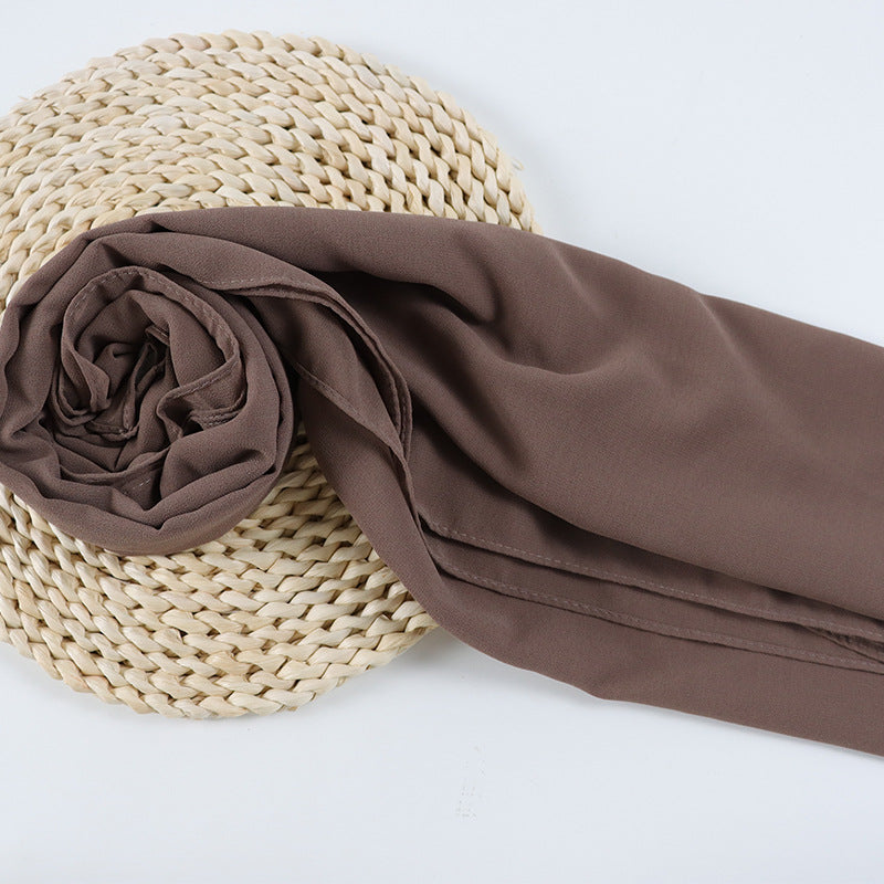 G50 132 warna Tudung chiffon mutiara