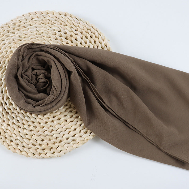 G50 132 warna Tudung chiffon mutiara