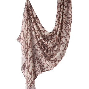 WJ001  Printed Tie-Dye Polyester Long Hijab