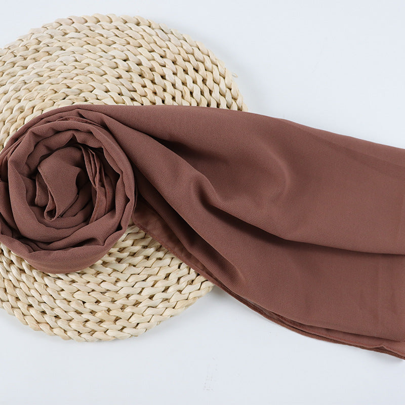 G50 132 warna Tudung chiffon mutiara