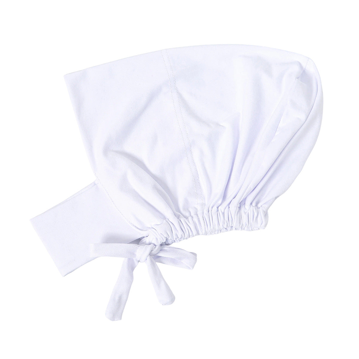 8022  Plain Polyester Adjustable Elastic Strap Closed Cap