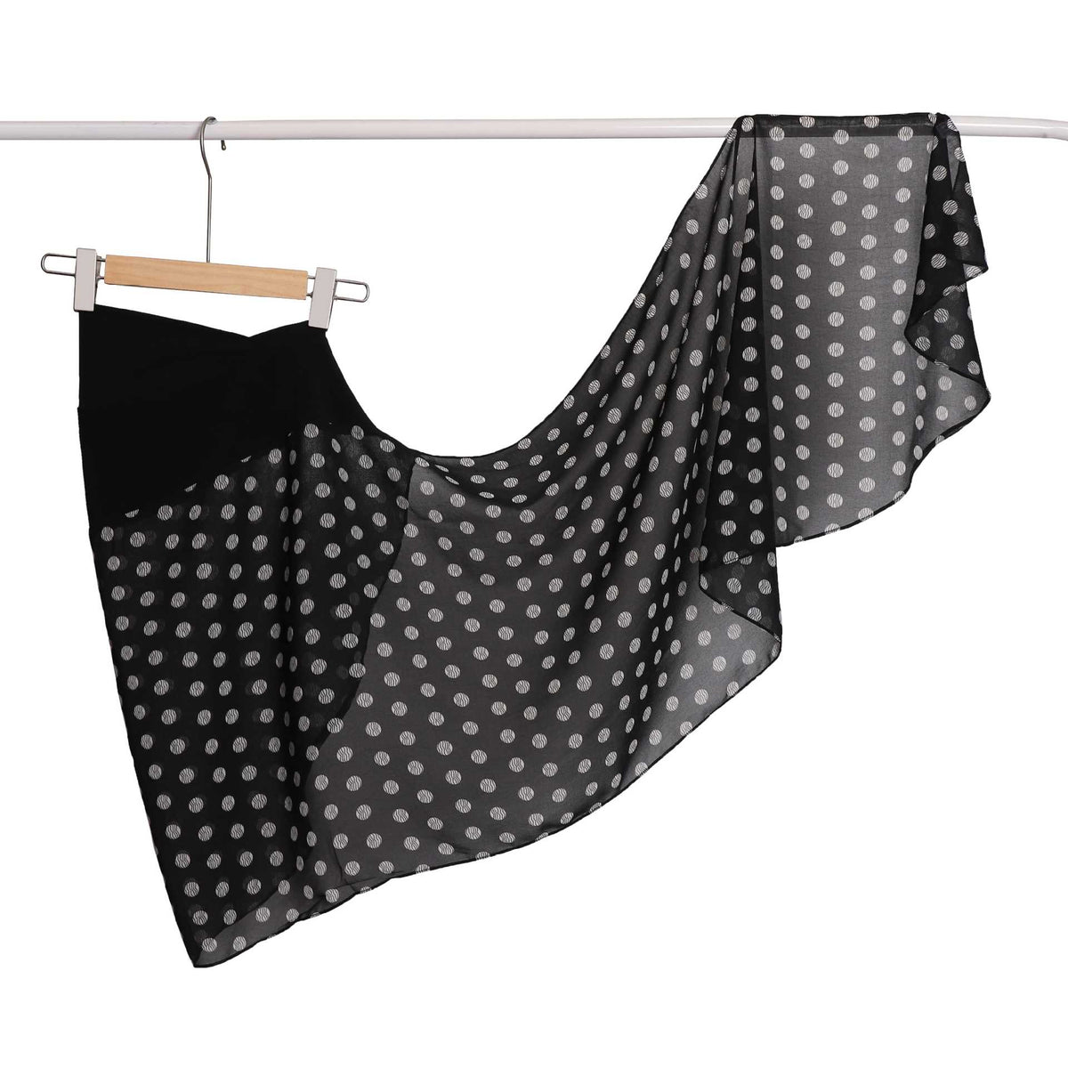 MLB5  Printed Plaid Heart Polka Dot Crystal Ramie Hijab