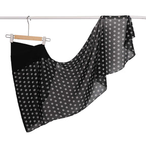 MLB5  Printed Plaid Heart Polka Dot Crystal Ramie Hijab