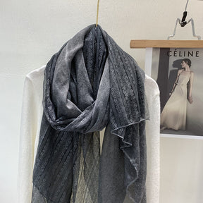 色 麻薄款 Plain Linen Lace Cotton Hijab - Color Option