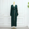 #12-Dark Green Open Abaya