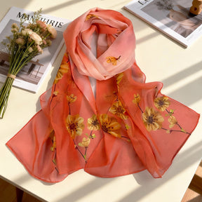 XX2001   Versatile Printed Chiffon Scarf