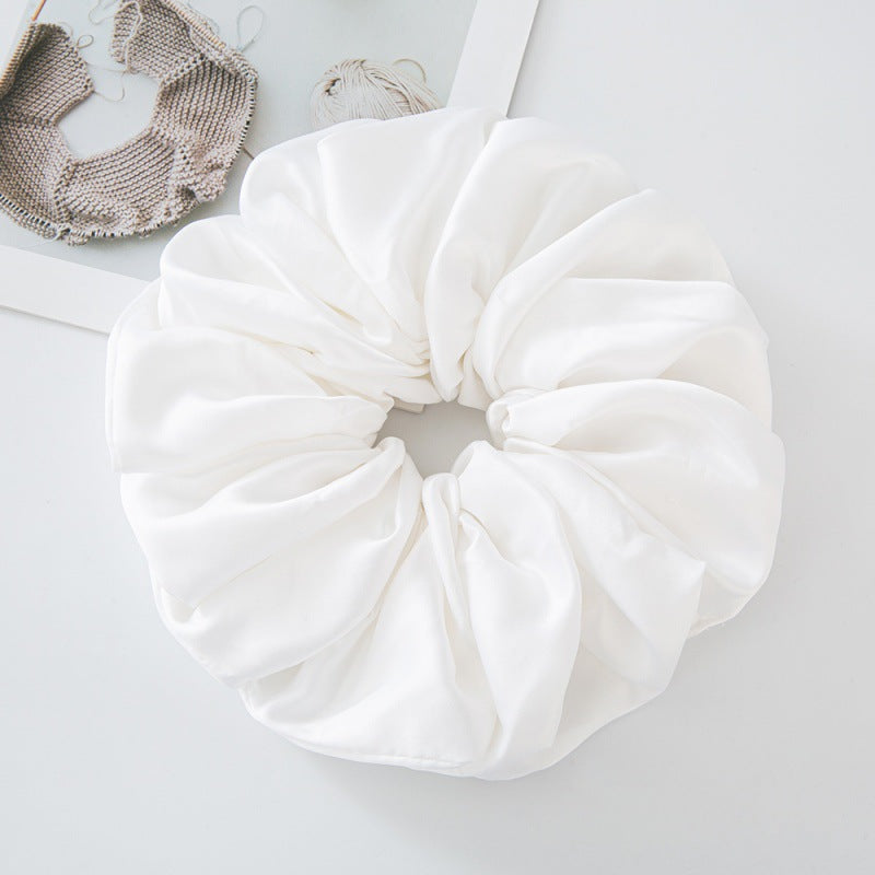 WJA299  Large size ladies' big head bouquet chiffon large intestine circle hairband