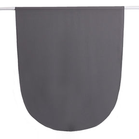 MRYJ01  Rounded hem semi-circular chiffon hijab