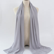 G50 132 colores Hijab de gasa perla
