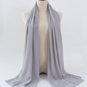 G50 132 warna Tudung chiffon mutiara